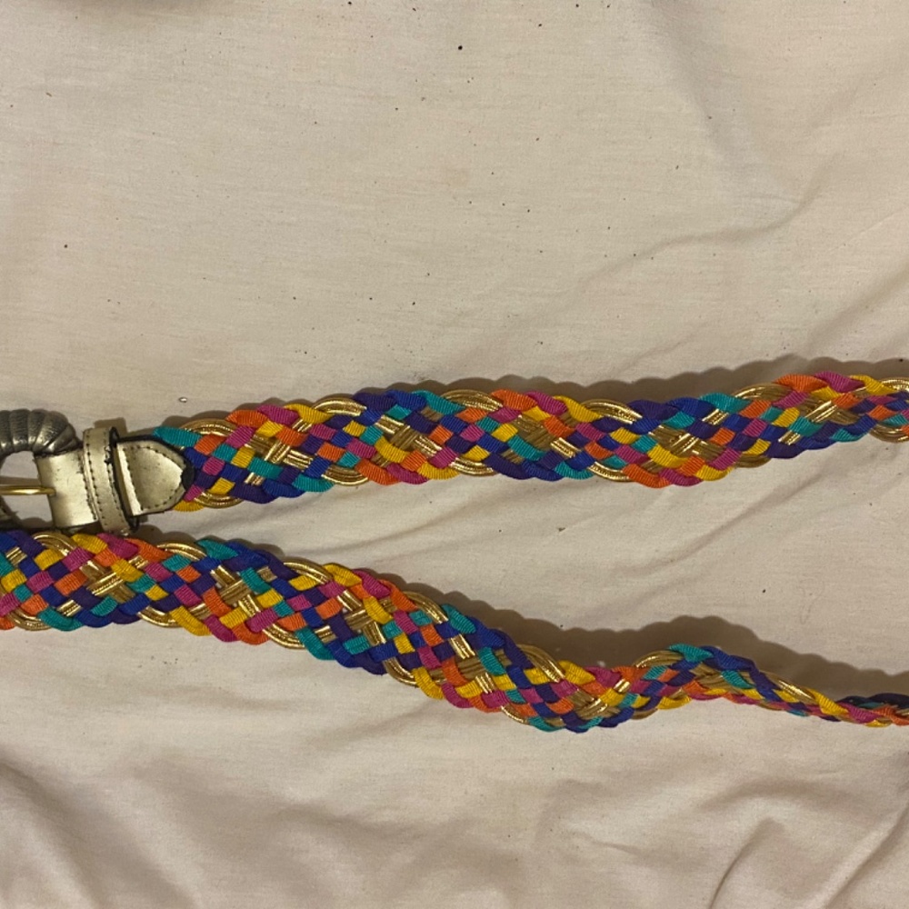 Colorful Multicolored Vintage Belt - Picture 2 of 2